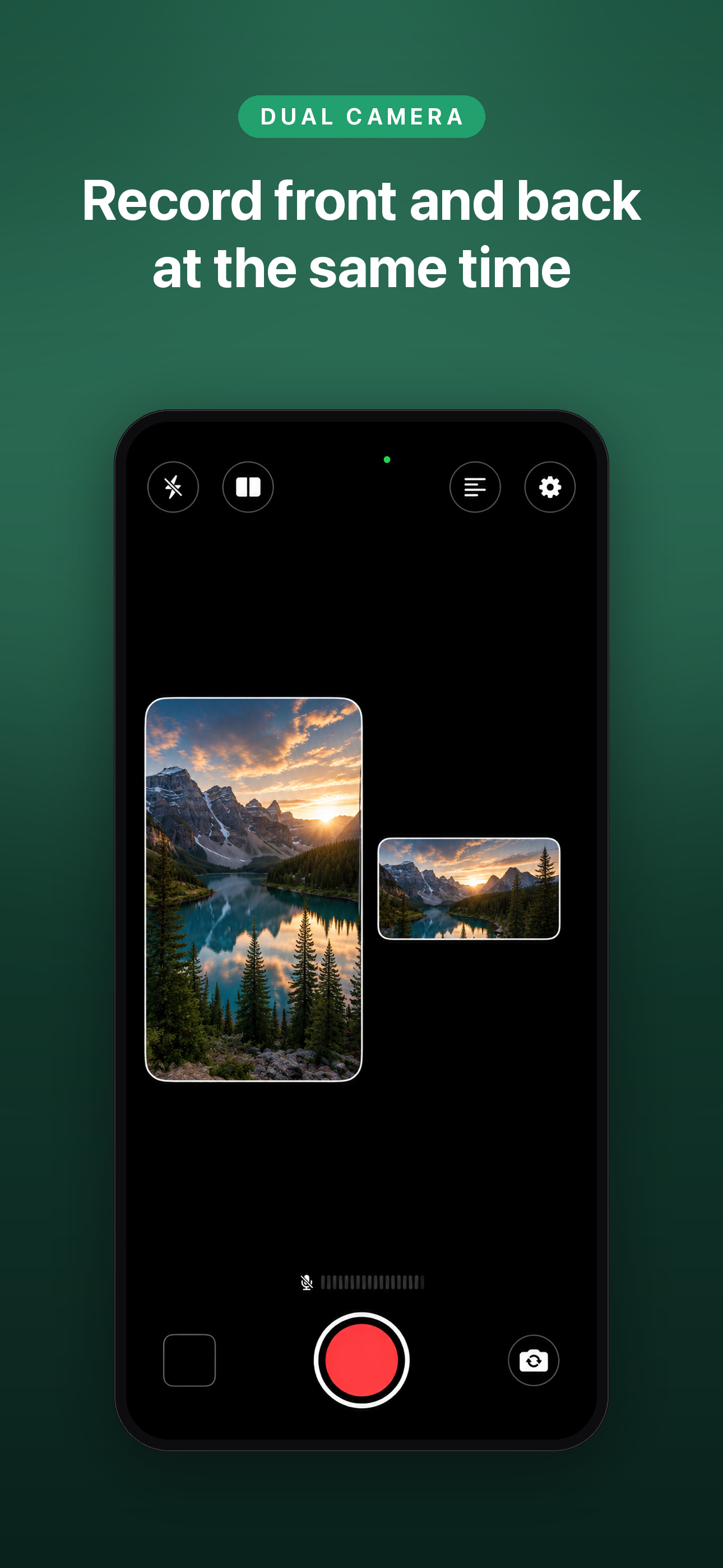 Dual format — side-by-side portrait and landscape